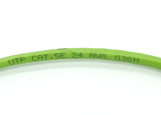 Bulk UTP CAT5E Ethernet Cable 4P 24AWG BC Green PVC Computer Wire