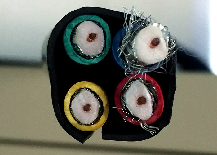 4RG6 Combo CATV 75 Ohn Coaxial Cable 18 AWG BC/ CCS Double Shield